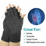 Arthritis Gloves Compression Joint Finger Pain Relief Hand Wrist Support Brace L