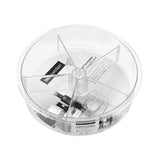 Box Sweden Crystal Lazy Susan Round Organiser Rotating Tray w/Dividers CL 30.5cm