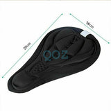 Bike Seat Cover Silicone Thick Comfort Gel Cycling Bicycle Saddle Cushion Pad