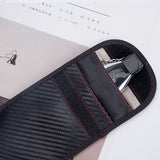 1x Car Key Signal Blocker Case Faraday Cage Fob Pouch Keyless RFID Blocking Bag - Black