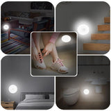 Motion Sensor LED Night Light Body Induction Lamp USB Rechargeable Wall Mount