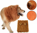 Lion Costume Mane Wig Large Dog Fancy Dress Up Party for Pet Halloween Clothes