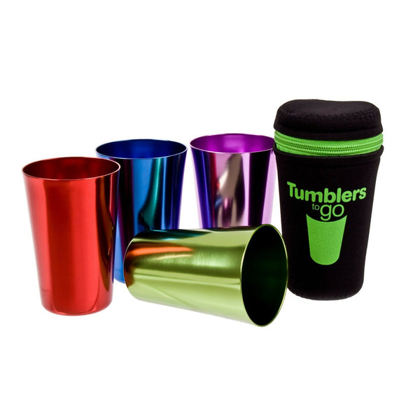 Tumblers To Go Cup Retro Portable Neoprene Anodised Cups Camping Tumbler