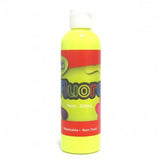 6 Tubes Artistic Fluorescent Paint Fluoro Fluro Glo Colour 250ml