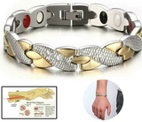 Mens Women Bracelet Magnetic Healing Bio Therapy Arthritis Pain Relief Bangle