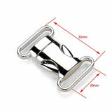 5x Metal Side Release Buckle Slider Clip Webbing Strap Paracord Bracelet Collar