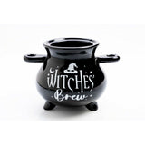 Witches Brew Cauldron Soup Bowl & Spoon Ceramic Soup Mug Bowl Cup With Lid Gift