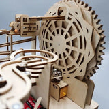 Roller Coaster Technology-driven Handmade DIY Wooden Gifts 3D Toys Experiment