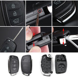 Button Flip Key Remote Silicone Case Shell Blank For Hyundai Santa Fe iX i20 i30