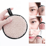 3pcs Microfiber Cloth Pads Makeup Remover Puff Face Cleansing Towel Reusable