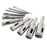 10 Pcs Diamond Glass Drill Set Drill Bit Cutter Drill Holes Saw Core Drill Tool