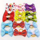 20pcs Pet Small Dog Hair Bows Rubber Bands Puppy Cat Grooming Accessory Set