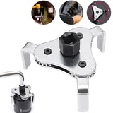 3 Jaw Engine Oil Filter Removal Wrench Tool -1/2" & 3/8'' Drive 65mm-110mm 3 Leg