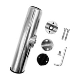 2x Marine Grade Stainless Steel Boat Fishing Rod Holders 7/8"-1"