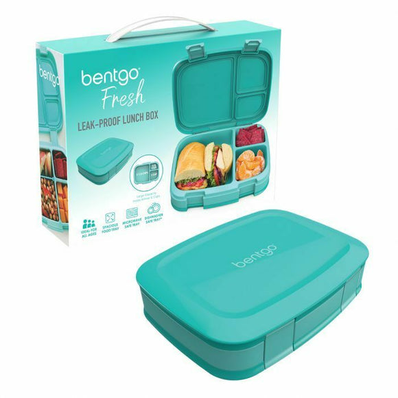 Bentgo Lunch Box With Compartment Bento-Style Lunchbox Container Aqua