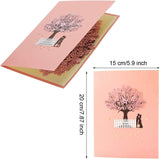 Cherry Blossom Pop up Card 3D Valentines Day Greeting Birthday Anniversary Card