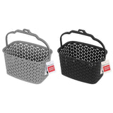 2x Design Peg Basket Storage Holder Boxsweden Wicker Organiser w/ Hook Assorted
