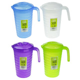 4 pcs Plastic Water Jug Set with Lid 2L Water Pitcher For Fridge BPA FREE