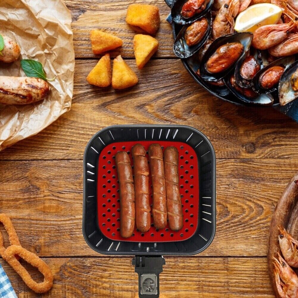 2x Reusable Silicone Air Fryer Liners