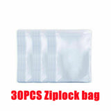 Transparent Jewelry Small Storage Book And Reclosable Zip-lock Bags Plastic Gift