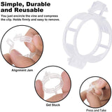 Veggie Garden Plant Support Clips for Trellis Twine Tomato Grafting Hanging Vine