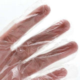 100PCS Disposable Plastic Gloves Transparent Food Handling Hygienic Catering