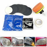 Pro Car Lens Headlight Restoration Kit Polishing Sanding Cleaner Repair Tool Set