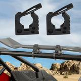 2x Car Rubber Clamps Shovel Axe Holder 25-45mm Diameter Easy to Use Fixed Bases