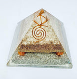 Clear Quartz Crystal Merkaba Orgonite Orgone EMF Protection Energy Healing