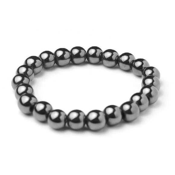 1pc Gemstone Power Bead Bracelet Collectable Gift Balance Bracelets Hematite