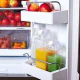 2 pcs Fridge Bottle Box Sweden Water Juice Beverage Crystal Clear Storage 450ml