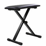 Adjustable Keyboard Stand Portable Piano Stool Seat Folding Bench Chair 4 Way