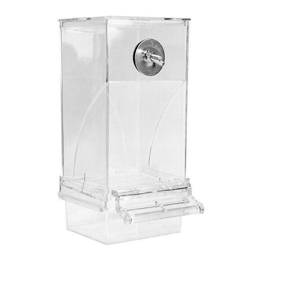 1pc No Mess Bowl Auto Cage Bird Feeder Cup Automatic Parrot Canary Cockatiel