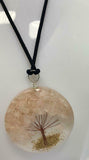 Rose Quartz Tree of Life Orgonite Orgone Crystal Pendant Energy Healing EMF