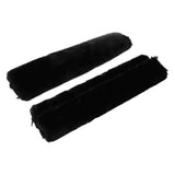 2pcs Car Seat Belt Strap Pad Soft Harness Shoulder Cushion Cover Protector Black