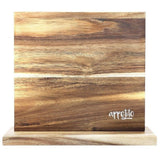 Appetito Double-Sided Magnetic Knife Stand - Acacia Wood