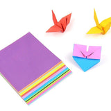 100 Sheets 15x15cm Mix 10 Colour Square Origami Folding Paper DIY Crafts Tools