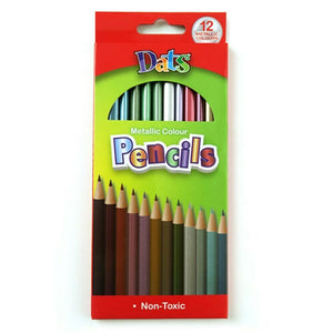 12 Pcs Colouring Pencils Art Box