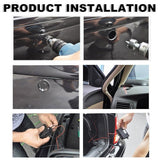 4-Sensor Car Reversing Parking Radar System Kit Audio Buzzer Alarm LED Display