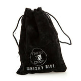 Set of 4 Whisky Whiskey Stone Dice Stainless Steel Frozen Chillers Velvet Bag