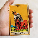 The Strength Tarot Incense Holder Tray Incense Burner Holder Incense Sticks Yoga