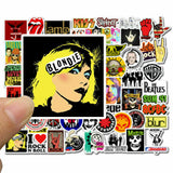 50pcs Music Rock Band Punk Vinyl Decal Stickers Laptop Waterproof Luggage Phone
