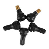 10x TR412 Car Auto Snap In Tyre (Tire) Valve Rubber Tubeless Short Valve Stems