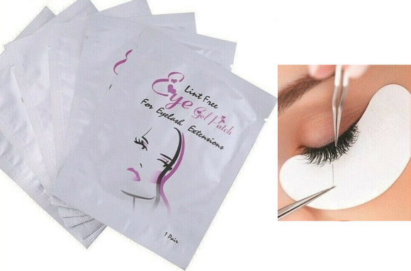 50x Pads Under Eye Curve Eye Lash Gel Patch Lint Free Lash Extension Eyelash Pad