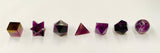 7 Pieces Amethyst Sacred Geometry Heiki Crystal Healing Spiritual Meditation