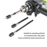 3x Screwdriver Extension Kit Quick Release 1/4 Hex Shank Holder Drill Bit Set