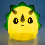 Triceratops Table Lamp Smoosho's Pals Kids Bedroom LED Night Light Warm Glow