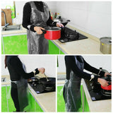 100 Pieces Plastic Disposable Apron