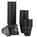 40x Mesh Pots Basket Plant Grow Net Cup Aeroponic Hydroponics Aquaponic Mesh