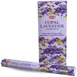 HEM Copal Lavender 120 Incense Sticks Meditation Aroma Relaxation Fragrance
